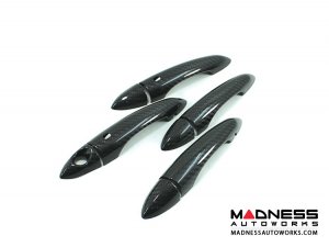 Alfa Romeo Giulia Exterior Door Handle Cover Set - Carbon Fiber